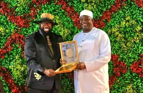 Abubakary Jawara receives FOGECA Social and Economic Award