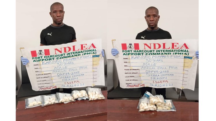 Nigeria: NDLEA arrests 2 drug kingpins, recovers 125 wraps of heroin