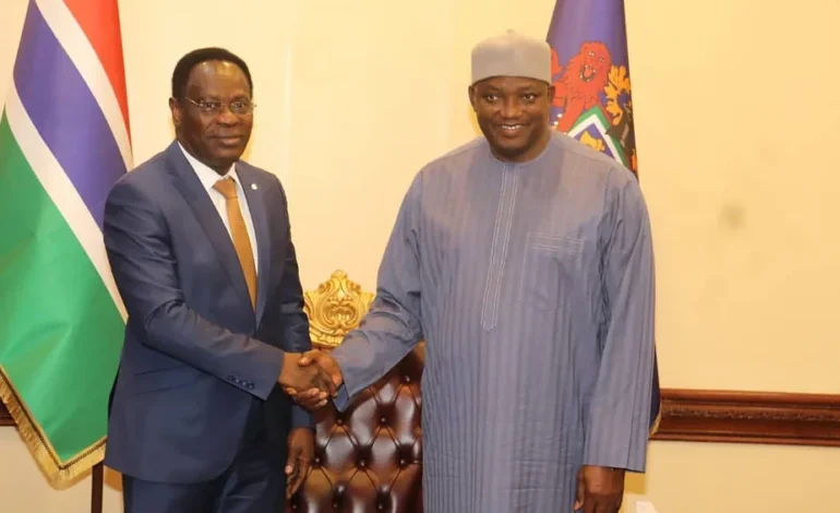 President Barrow Discusses Sub-Regional Health with WAHO Director