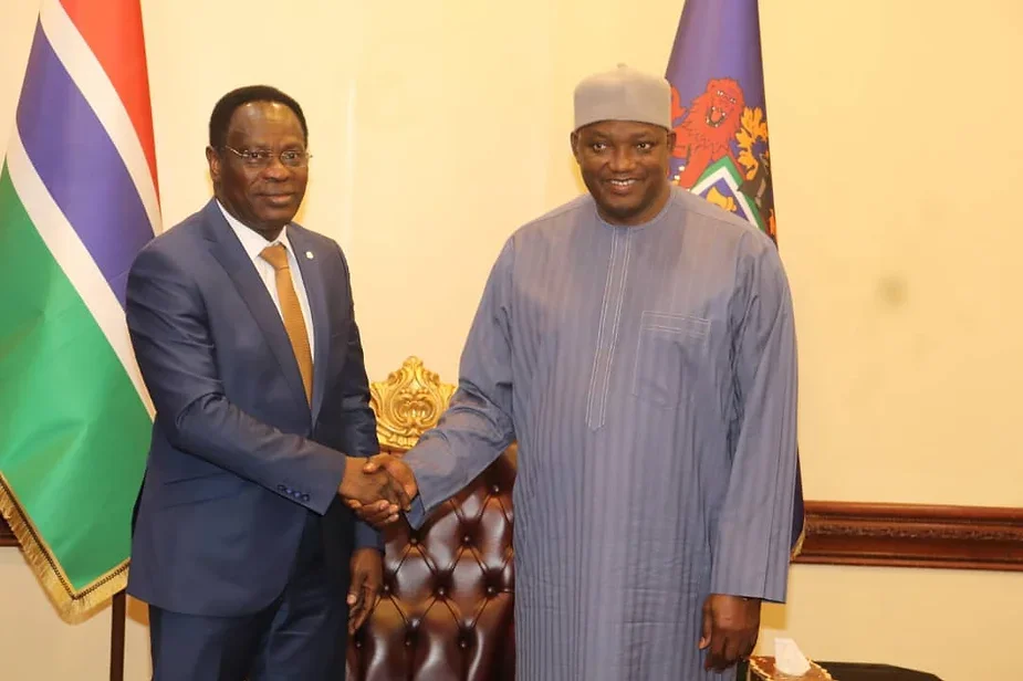 President Barrow Discusses Sub-Regional Health with WAHO Director