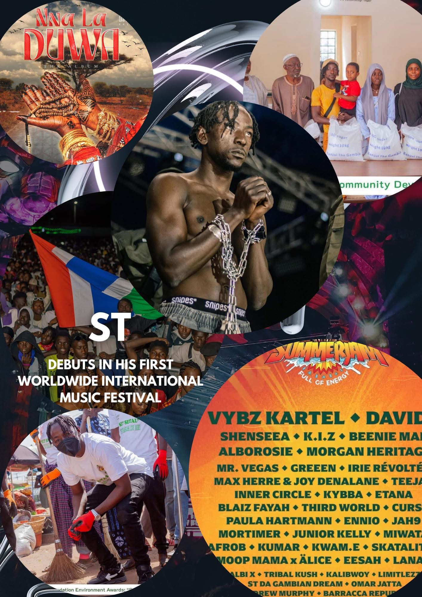 ST the Gambian Dream Joins the World Stage at Summer Jam in Germany