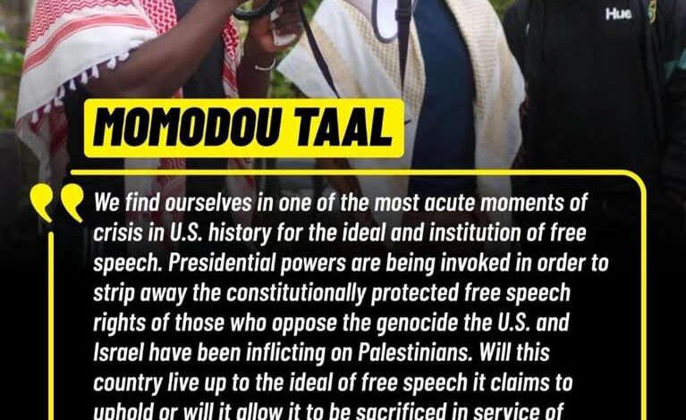 In Solidarity with Momodou Taal and Colleagues