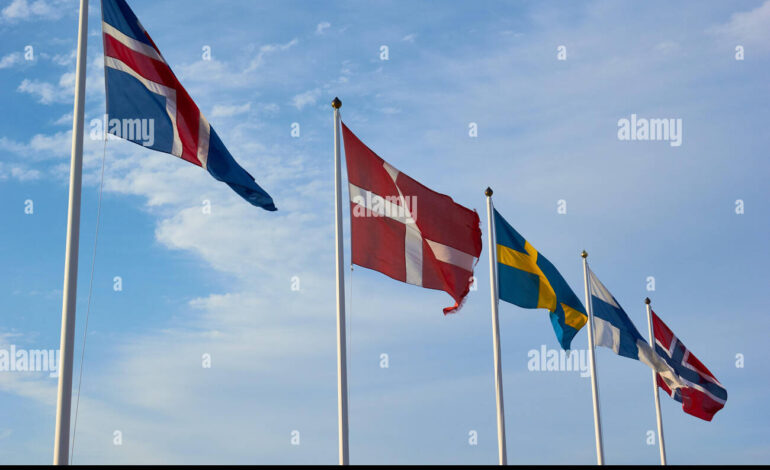 Out of Denmark, Finland, Iceland, Germany, Norway and Sweden in what order do they generally rank for standard of living?