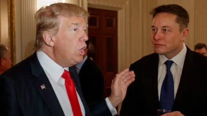 THE TRUMP-MUSK BROMANCE MAY BE TURNING INTO “LOVE ON THE ROCKS”