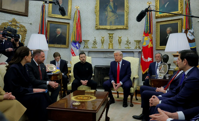 A Russian state media reporter gained entry to the Oval Office for Trump-Zelensky sit-down