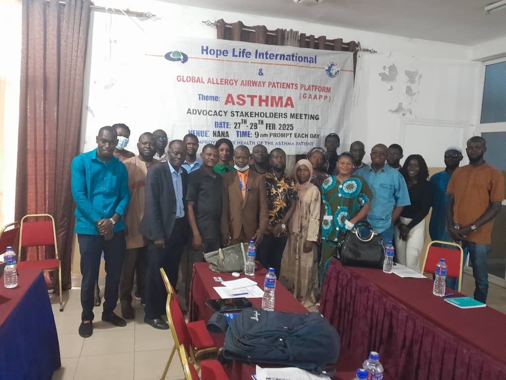 Hope Life International holds day-long sensitization on Asthma