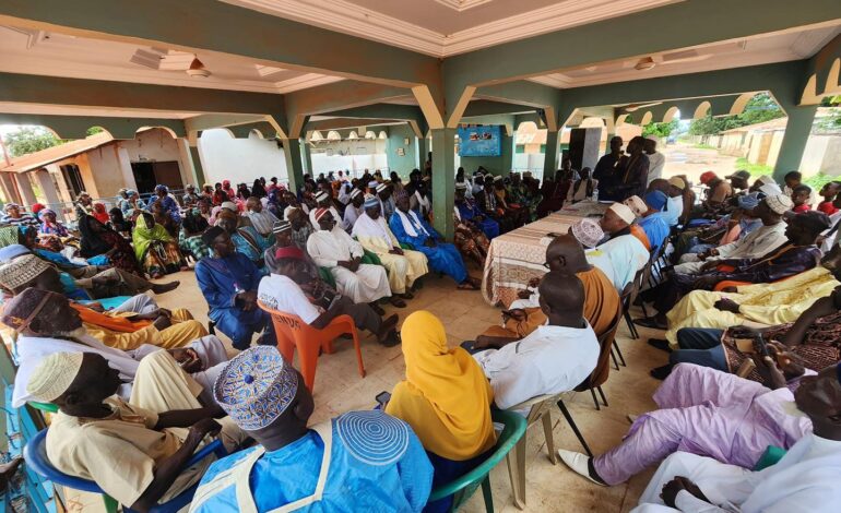 Giboro – Faraba Sutu 13km road construction project kicks off with community engagement