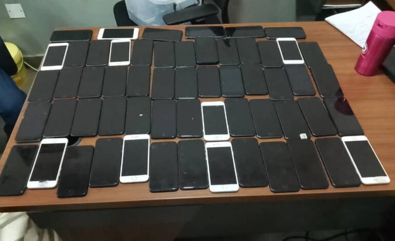 POLICE ARREST SUSPECTED ONLINE SCAMMERS