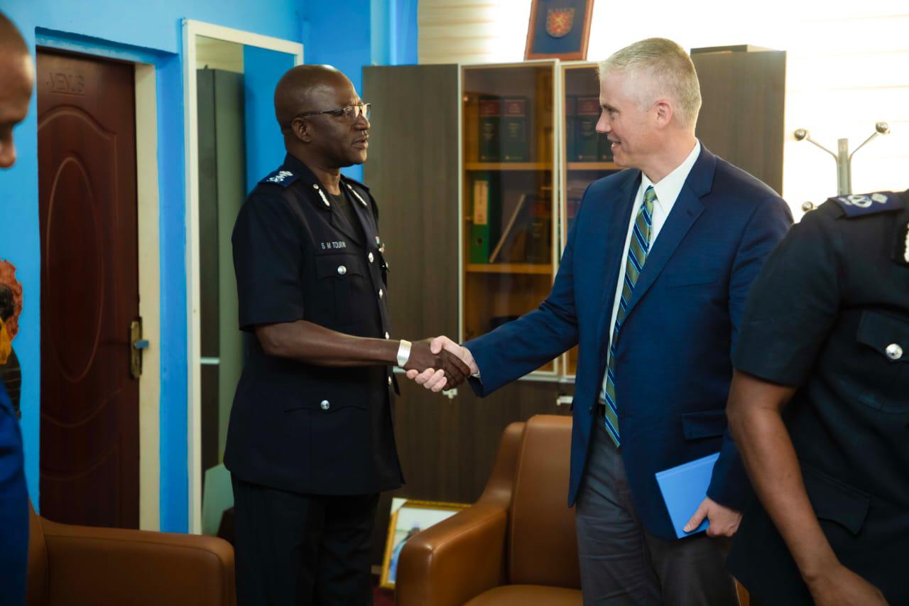 US Embassy Regional Security Officer calls on IGP Touray