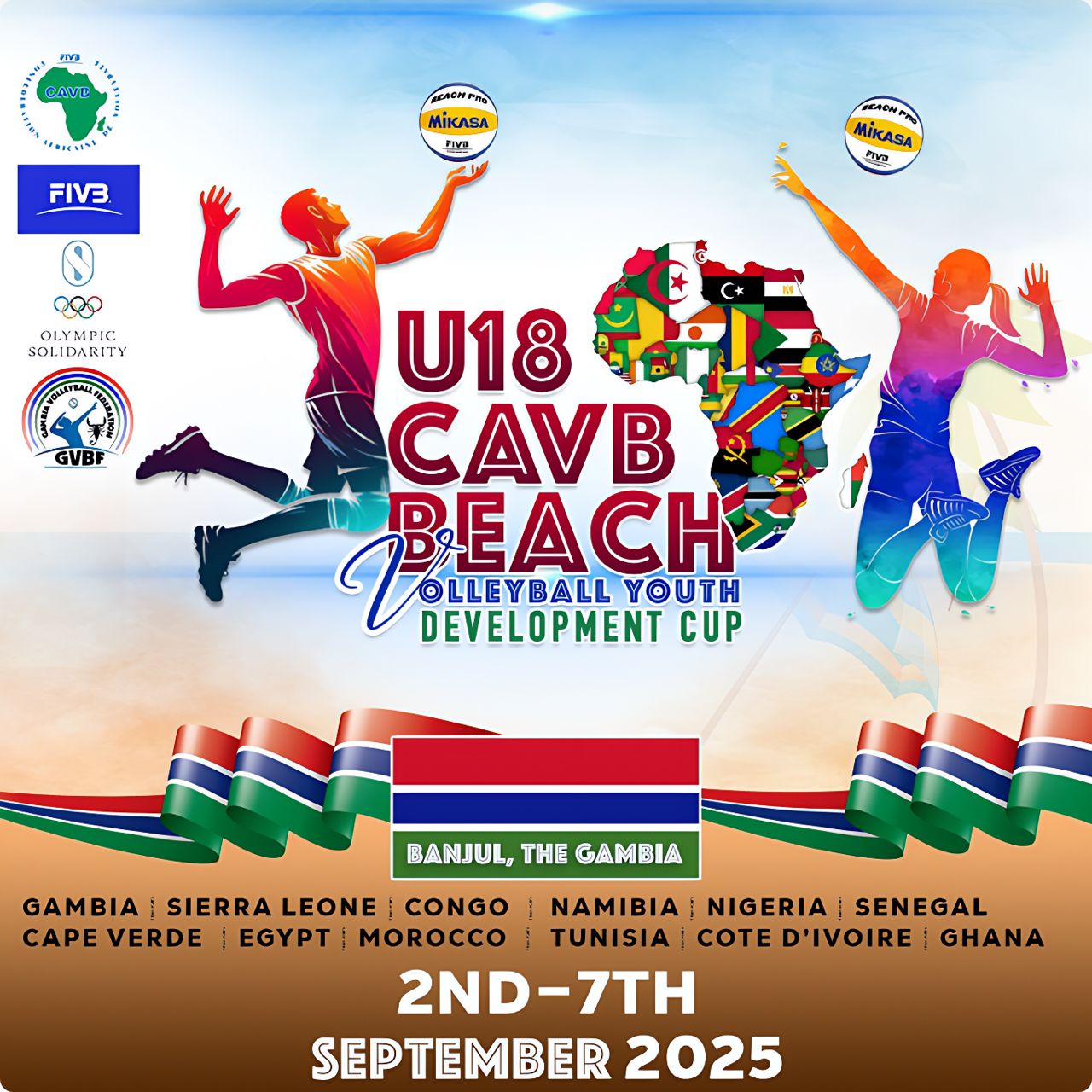 What does organising the CAVB U18 Youth Development Cup mean for Africa