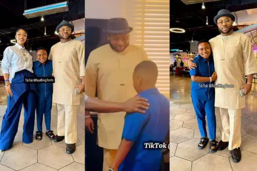 Nigeria: Olakunle Churchill reunites with Tonto Dikeh, son after years of feud