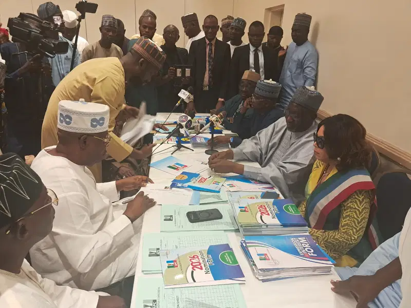 Nigeria: Tinubu’s re-election bid takes off as Faleke picks up presidential forms