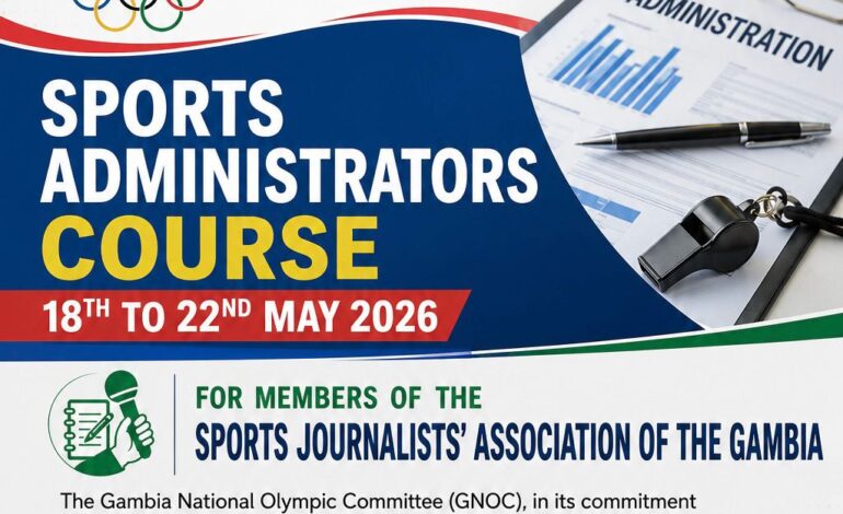GNOC to organise five-day Sports Administrators Course for sports journalists