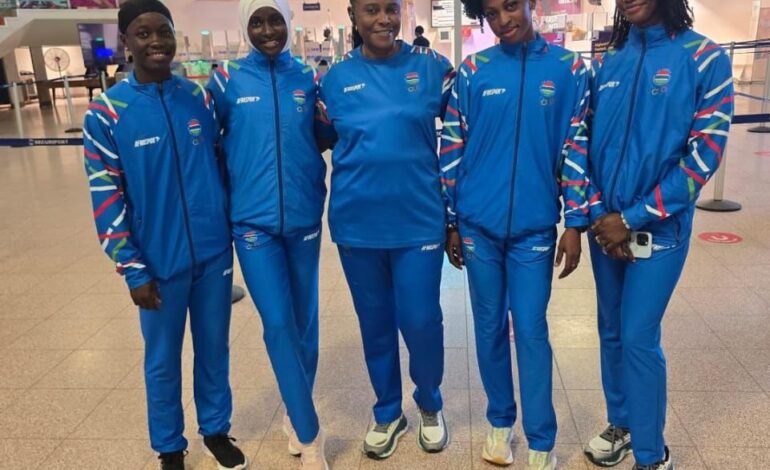 GNOC-funded Gambian athletes impress at African Senior Athletics Championship in Ghana