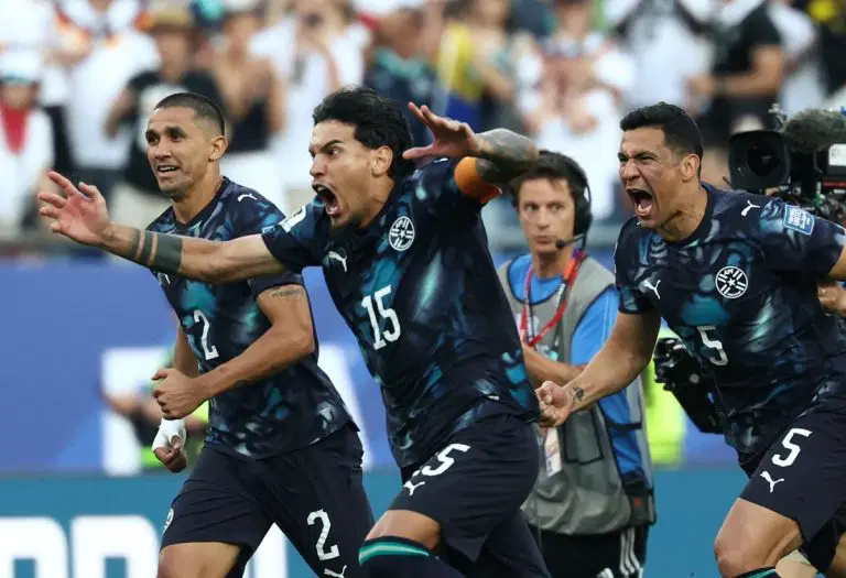 Nigeria: Paraguay shock Germany to reach World Cup last 16 for first time since 2010
