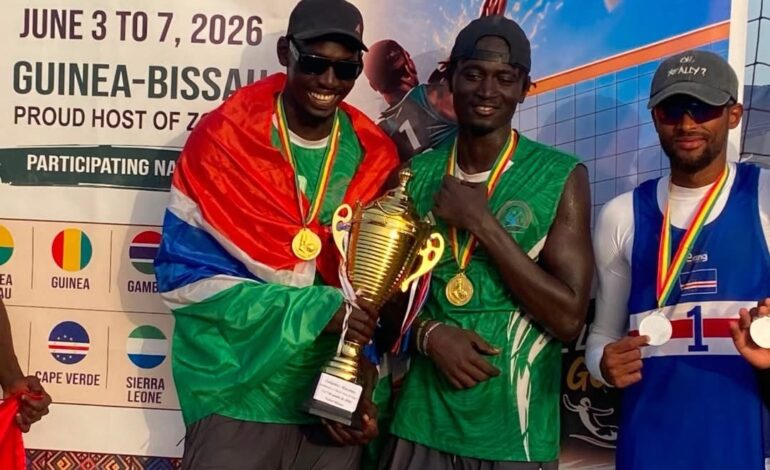 Gambia’s Jawo and Nyabally crowned Zone II champions
