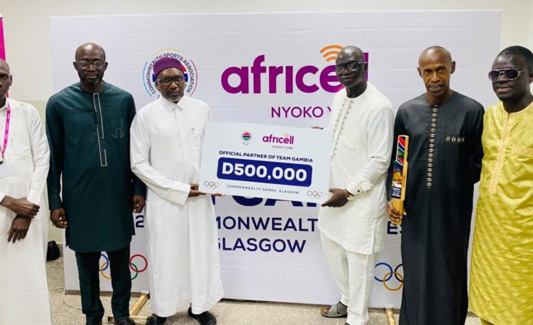 Africell unveils Glasgow 2026 package, becomes official partner of Team Gambia