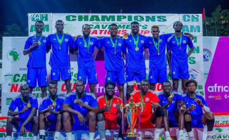 MoYS approves D10 Million for Gambia Men’s Volleyball Team, introduces historic match-win bonuses